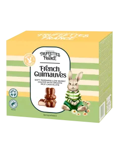 Lapins guimauves enrobés de chocolat au lait