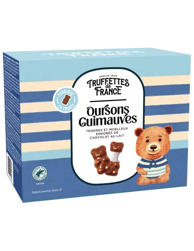 Oursons Guimauves enrobés de chocolat au Lait