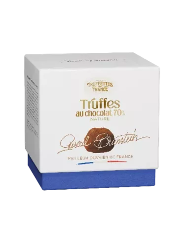 Truffes chocolat noir copeaux de fèves de cacao 140g