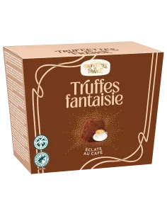 Truffes fantaisie au éclats au café