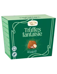 Trufas fantasía de leche y avellanas